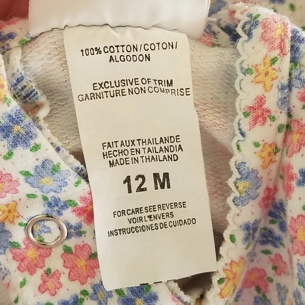 Buster Brown Floral Shirt 12m